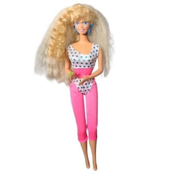 Vintage Mattel 1989 Barbie And The Allstars Blonde Barbie Doll - Picture 1 of 14